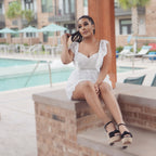 Gianna Lace Romper